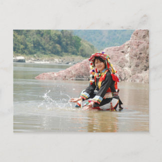 Carte Postale Lady Padaung