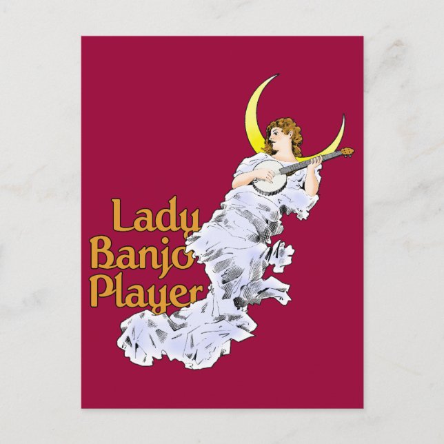 Carte postale Lady Player (Devant)