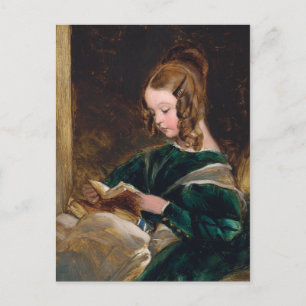 Carte Postale Lady Rachel Russell Lire un livre
