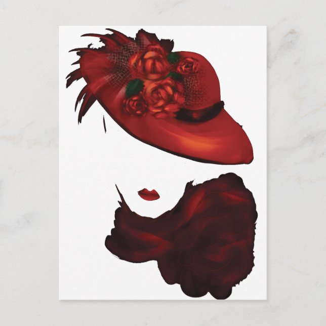 Carte Postale Lady Scarlet (Devant)