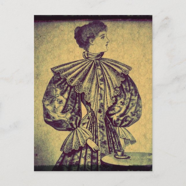 Carte postale Lady sophistiquée (Devant)