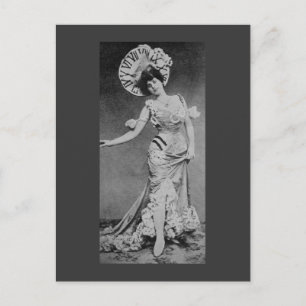 Carte Postale Lady Time