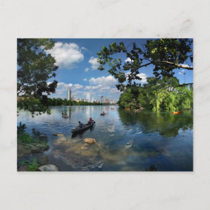 Carte Postale Ladybird Lake / Austin Texas Skyline 3