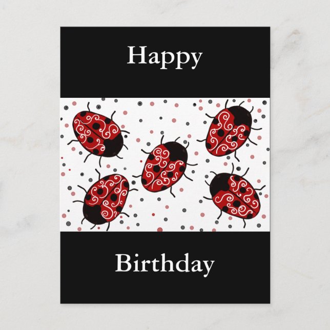 Carte Postale Ladybug (Devant)