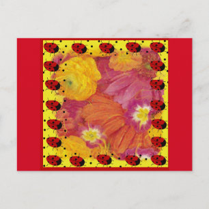 Carte Postale Ladybug