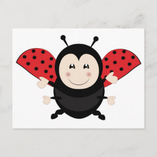 Carte Postale Ladybug Ladybird