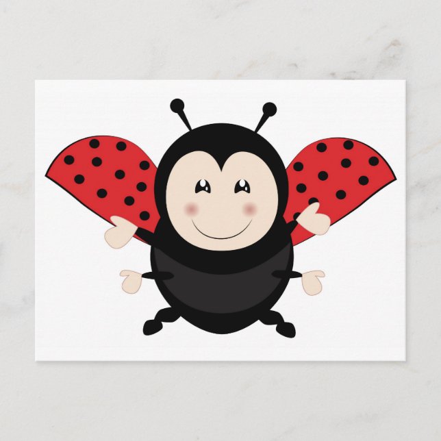 Carte Postale Ladybug Ladybird (Devant)