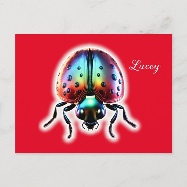 Carte Postale Ladybug moderne (Devant)
