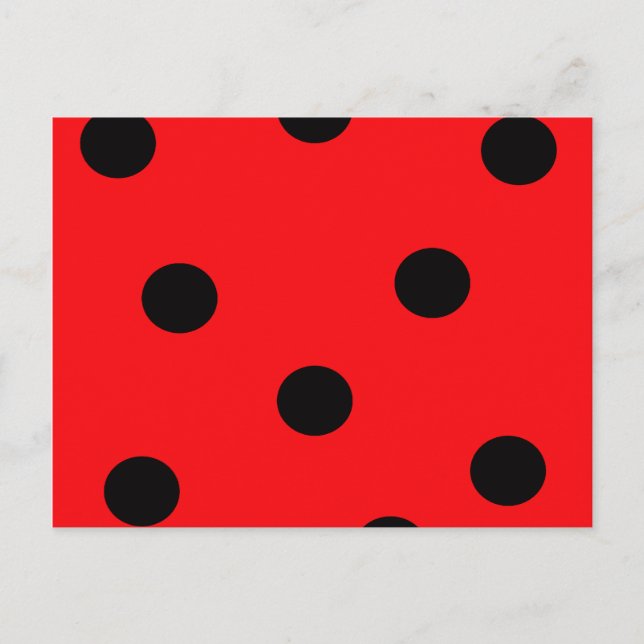 Carte postale Ladybug Spots (Devant)