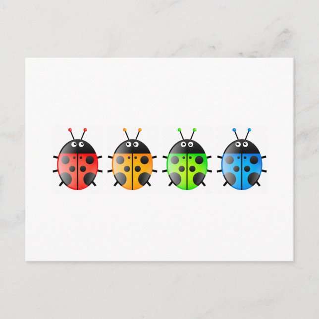 Carte Postale Ladybugs (Devant)