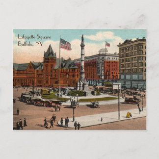 Carte Postale Lafayette Carré Buffalo Vintage