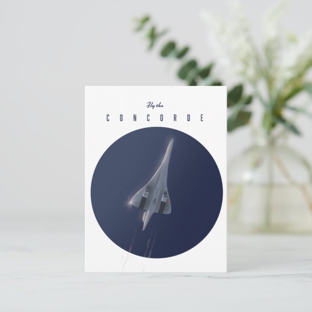 Carte Postale L'affiche Voyage de Concorde (Debout devant)