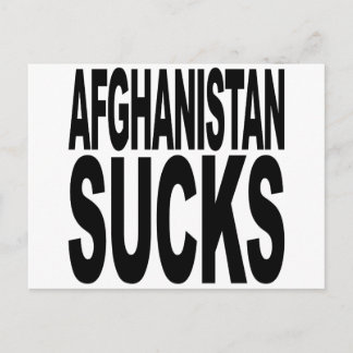 Carte Postale L'Afghanistan craint