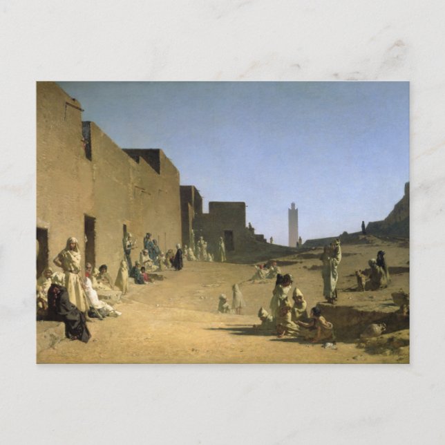 Carte Postale Laghouat au Sahara algérien, 1879 (Devant)