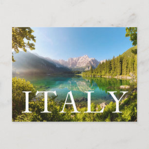 Carte Postale Lago di Fusine Juliaschen Alpes