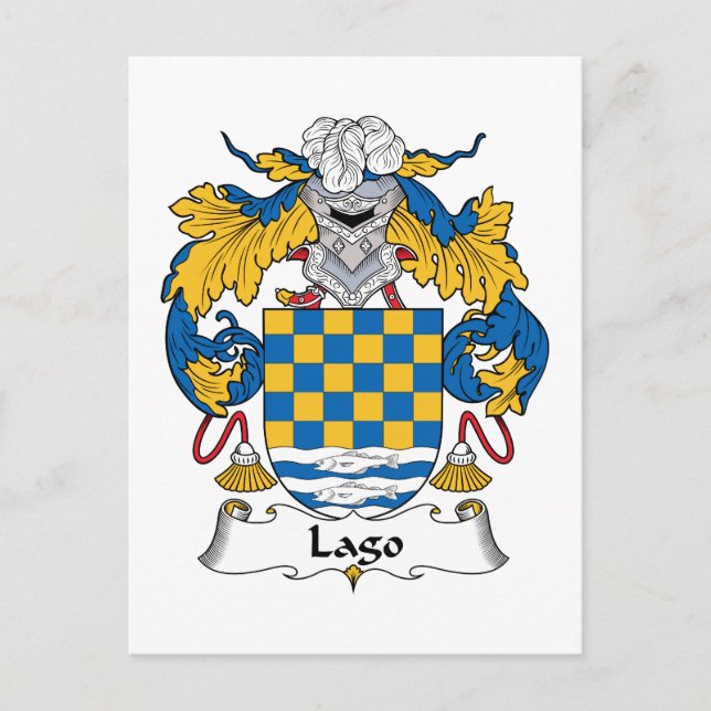 Carte Postale Lago Family Crest (Devant)