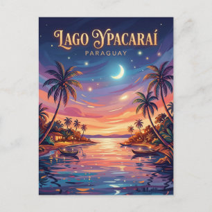 Carte Postale Lago Ypacaraí Paraguay