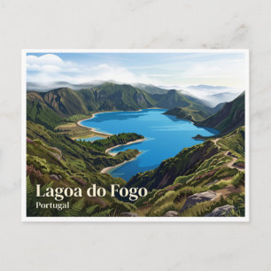 Carte Postale Lagoa do Fogo Ribeira Grande Portugal