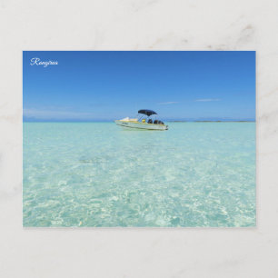 Carte Postale Lagon bleu de Rangiroa