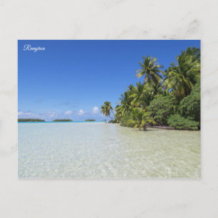 Carte Postale Lagon Bleu de Rangiroa