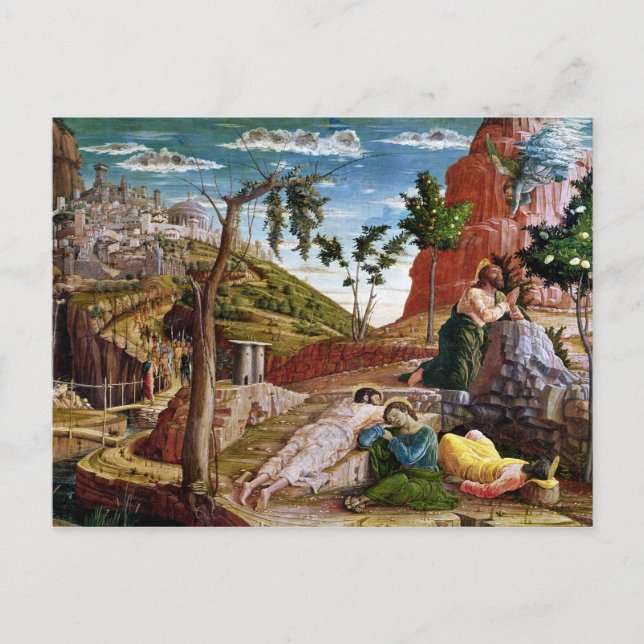 Carte Postale L'agonie dans le jardin (Devant)