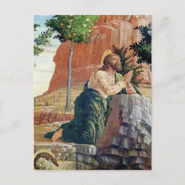 Carte Postale L'agonie dans le jardin (Devant)