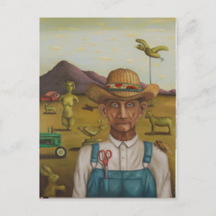 Carte Postale L'agriculteur excentrique
