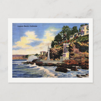 Carte Postale Laguna Beach, Californie, Vue Vintage