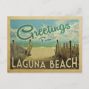 Carte Postale Laguna Beach Vintage voyage