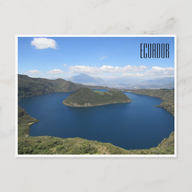 Carte Postale laguna cuicocha (Devant)