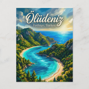 Carte Postale Lagune Bleue, Fethiye, mer Égée