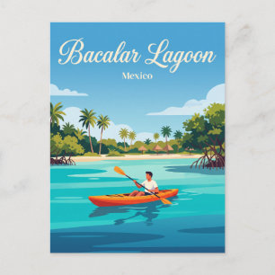 Carte Postale Lagune de Bacalar Mexique
