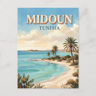 Carte Postale Lagune de Djerba Midoun Tunisie