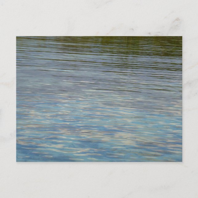 Carte Postale Lagune de la mangrove Eau Bleu des Caraïbes (Devant)