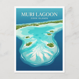 Carte Postale Lagune de Muri Îles Cook