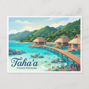 Carte Postale Lagune de Taha'a Polynésie française