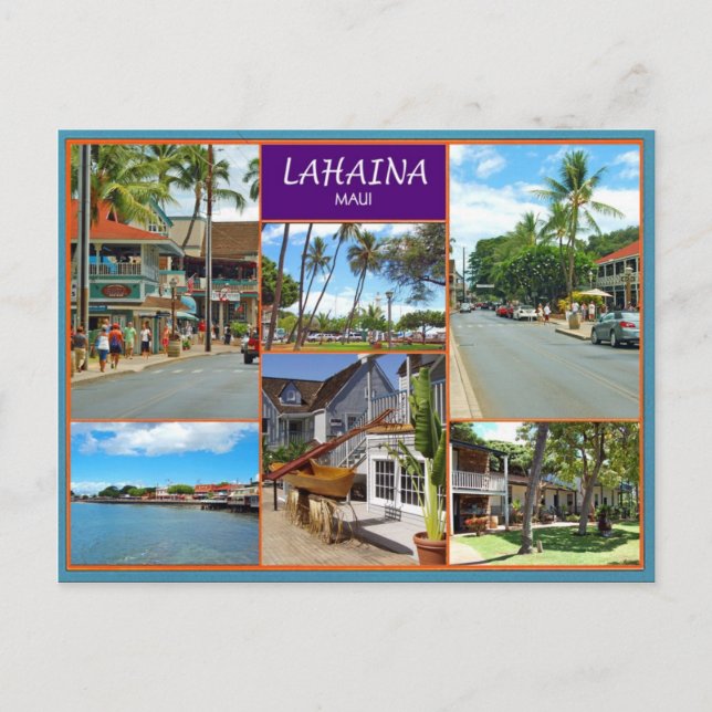 Carte Postale Lahaina Maui (Devant)