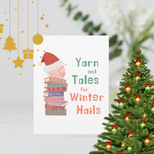 Carte Postale Laine et Contes pour Noël Hails Hiver 