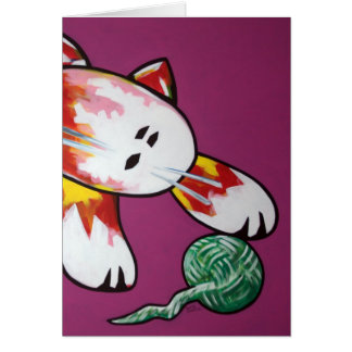 Carte postale laineuse