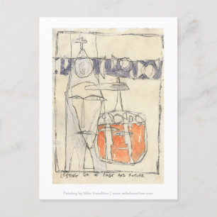 Carte Postale Laisser tomber le passé et le futur