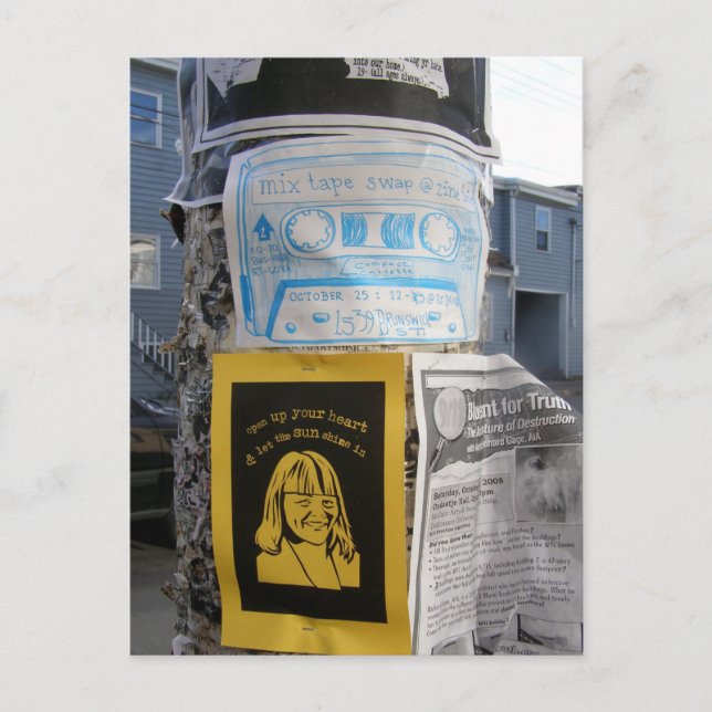 Carte Postale Laissez entrer le soleil (Devant)