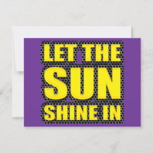 Carte Postale laissez le soleil briller
