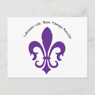 Carte Postale Laissez les bons temps rouler