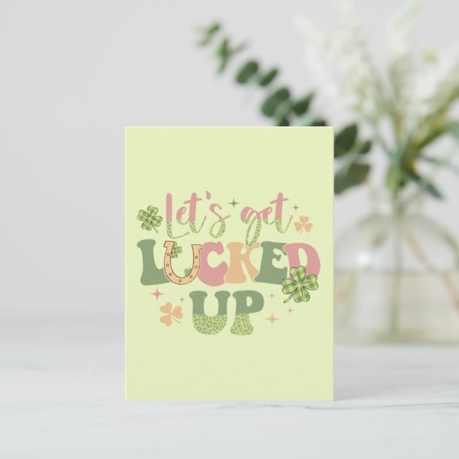 Carte Postale Laissons-nous chanceler (Debout devant)