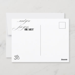 Carte Postale Laissons tomber la colère - Citation de Bouddha Mi