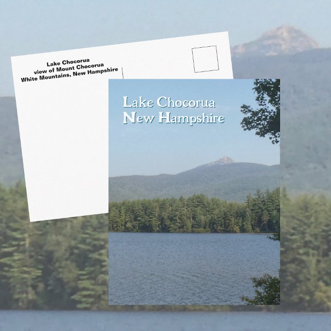 Carte Postale Lake Chocorua View New Hampshire White Mountains  (Créateur téléchargé)