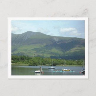 Carte Postale Lake District Mountain & boats