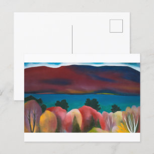 Carte Postale Lake George, Automne Georgia O'Keeffe