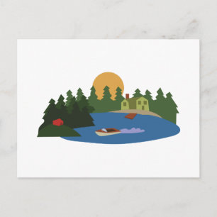 Carte Postale Lake House