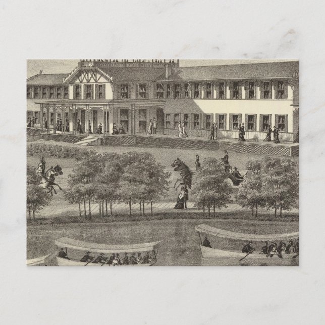 Carte Postale Lake House, Spring Lake, NJ (Devant)